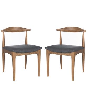 Safavieh Lionel Set Of 2 Retro Dining Chairs