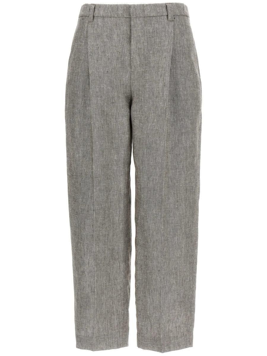 パンツ BRUNELLO CUCINELLI Woman Pants Gold M1E224799 CEF37 Explorer Track trousers for Woman in Chocolate | Brunello
