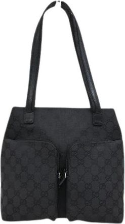 Gucci Pre-owned Tote Bags, female, Black, Size: ONE SIZE Pre-owned Vintage Tote Bag