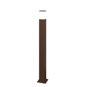 Top-Light Nizza Palo 100cm 1 Luce Attacco E27 Corten Ip44 Ik06 In Alluminio E Policarbonato