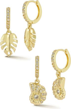 Sphera Milano Plated Cz Earrings