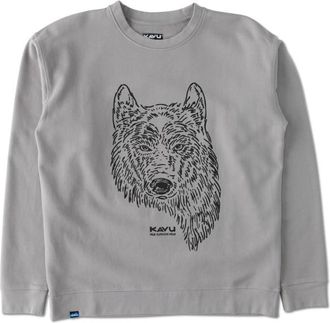 Kavu Kavu Core Crew Pullover f&uuml;r Herren | grau