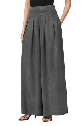 AllSaints Marrlo Wide Leg Pants in Graphite Blue at Nordstrom, Size 12 Us