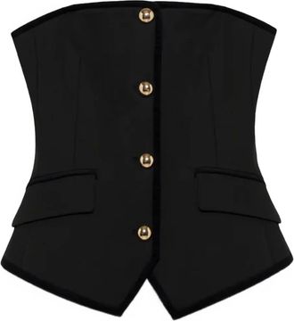 SIMKHAI Top Cambrie - Nero