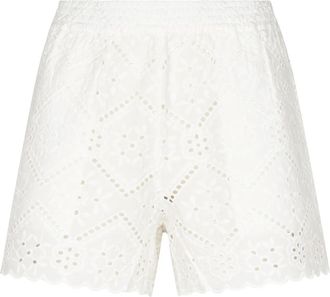 MC2 Saint Barth Short Shorts, female, White, Size: S Meave Pullup Shorts