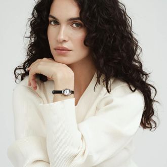 Mockberg Uhren - Belle Oval Petite Uhr - Gr. unisize - in Silber - f&uuml;r Damen