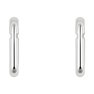 Marc Jacobs Pop J Marc Hoop Earrings - - Accessories - Donna - Grigio - ONE SIZE