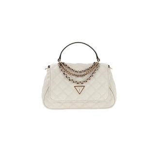 Guess Giully Ii Top Handle Flap - female - Guess - Handbags - White - ONE SIZE - Bags