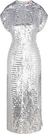 Simon Miller Argan sequin-embellished dress - women - Sequin/Polyester - L - Silver