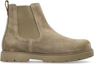 Birkenstock Highwood Instapper Mid Chelsea Boots - Heren - Chelseaboots - Beige - 46 EU - Leer - Schoenen