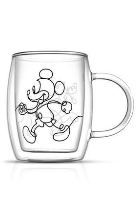 JoyJolt Mickey & Pluto Glass Mug Set - 5.4 oz at Nordstrom Rack