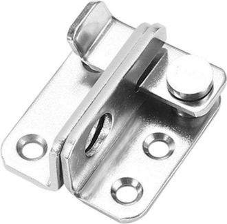 No Brand Cerradura Derecha - M - 6,1 X 4,9 Cm - Tornillos Incluidos - Antirrobo - Cerrojo De Seguridad - Candado Para Puerta Corredera - Para Puertas, Ventanas