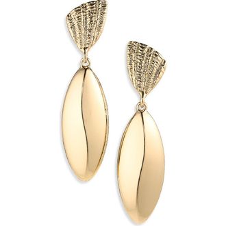 Nordstrom Rack Sculptural Drop Earrings in Gold at Nordstrom Rack