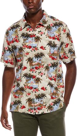 Tommy Bahama Greetings From Florida Silk Shirt