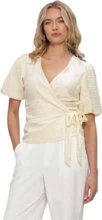 Freebird by Steven Overhemden, Dames, Geel, XS, Bibienne SS Blouse
