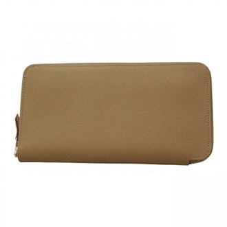 Herm&egrave;s Etoupe Gray Long Wallet (Bi-Fold) (Pre-Owned)