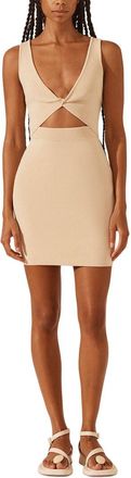 Shona Joy Basic Twist Front Mini Dress