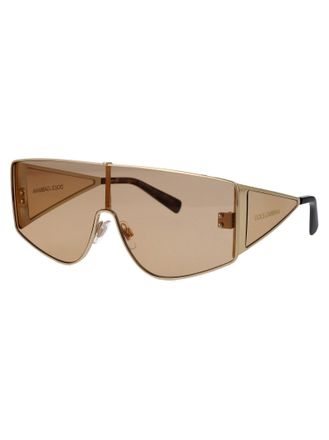 Dolce & Gabbana 0DG2305 Metal Shield Sunglasses - Gold