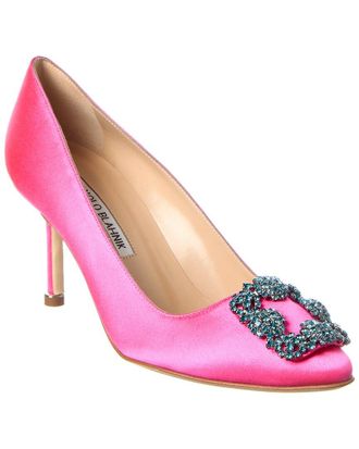Manolo Blahnik Hangisi Satin Pump