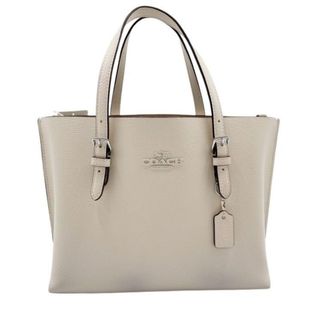 Coach White Leather Tote Bag (Pre-Owned)