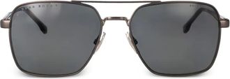 BOSS Occhiali da sole con montatura stile pilota - Nero