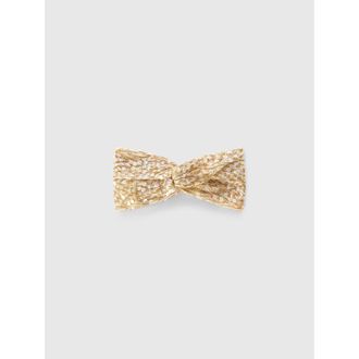 Missoni Headband In Lam&eacute; Viscose With Lace Pattern And Sequins in Gold& White at Nordstrom