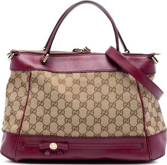 Gucci Pre-owned Gucci GG Canvas Mayfair Satchel Ladies ONY0SSGSKTGHMC88