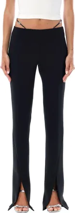 Dsquared2 Black Straight Flat Front Pants