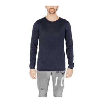 Jack & Jones Hombre, Camisetas, Azul, Talla: S