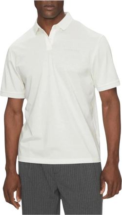 John Richmond Wit Poloshirt Eenvoudige Stijl - Heren - Polos - Wit - 2XL - Katoen - Tops
