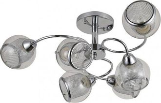 Fabrilamp Fabrilamp - Lampara Plafon Stanley Cromo De 6 Luces