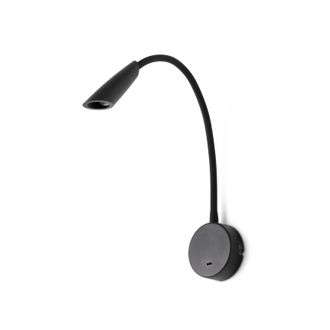 Netlighting Boken Adjustable Black Wall Reader Light