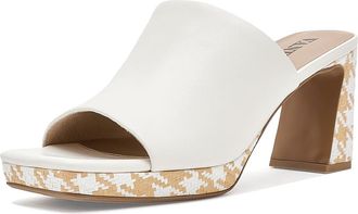 Vaneli Mantie Womens Sandals White Nappa : 9.5 N (AA), Leather