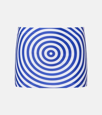 Jean Paul Gaultier Minigonna in jersey con stampa