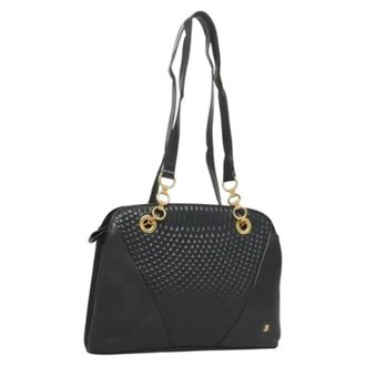 Bally Tweedehands leren handtassen - Dames - Pre-owned - Zwart - Maat: ONE Size Leer