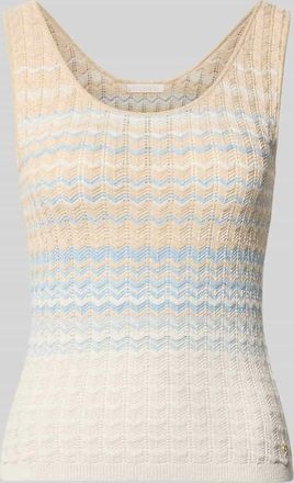 Guess Stricktop aus Viskose-Mix mit Rundhalsausschnitt Modell ROSALYN in Hellblau, Gr&ouml;&szlig;e XS