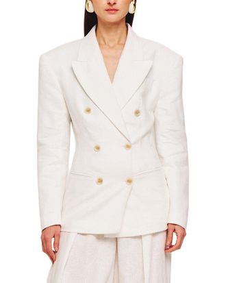 Ronny Kobo Cosette Linen Blazer