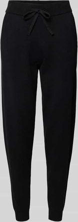 Christian Berg Slim Fit Sweatpants aus Viskose-Mix in Black, Größe XXL