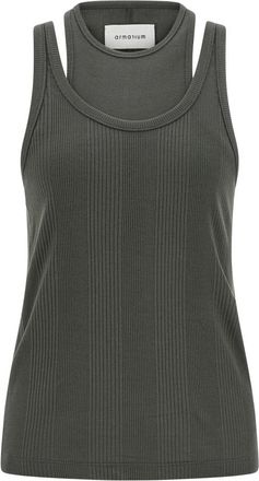 ARMARIUM Filippa Top - Dames - Tops zonder mouwen - Grijs - XS - Katoen - Tops