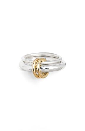 Spinelli Kilcollin Agon Vulcan Stack Ring in Silver at Nordstrom, Size 7