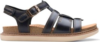 Clarks Arwell Sun Sandaal - Dames - Sandalen - Zwart - 37 EU - Leer - Schoenen