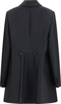 Dior Womens Jacket Silk-Blend Black