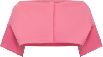 P.A.R.O.S.H. Short Top - Dames - Blouses - Roze - M - Overhemden