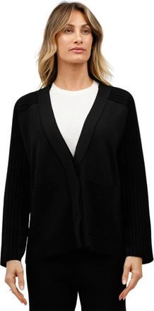 Alpha Studio Vest met zakken in klassieke stijl - Dames - Vesten - Zwart - S - Truien & Vesten