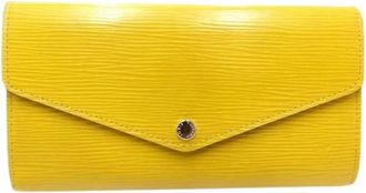 Louis Vuitton Pre-owned Wallets, female, Yellow, Size: ONE SIZE Pre-owned Long Wallet