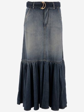 Pinko Pinko-Rock aus Lyocell und Baumwolle mit G&uuml;rtel