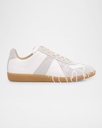 Maison Margiela Men & apos;s Replica Suede Low-Top Sneakers