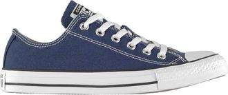 Converse Heren Ox Logo Canvas Trainers (Marine)