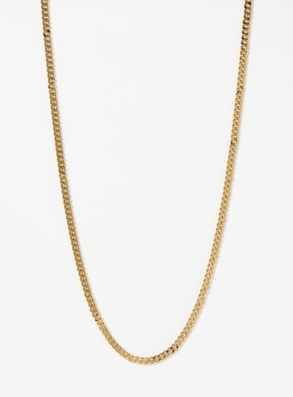 Pilgrim Silver-plated curb-link chain