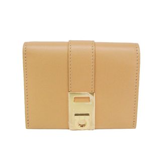Ferragamo Gancini Leather Wallet (Bi-Fold) (Pre-Owned)
